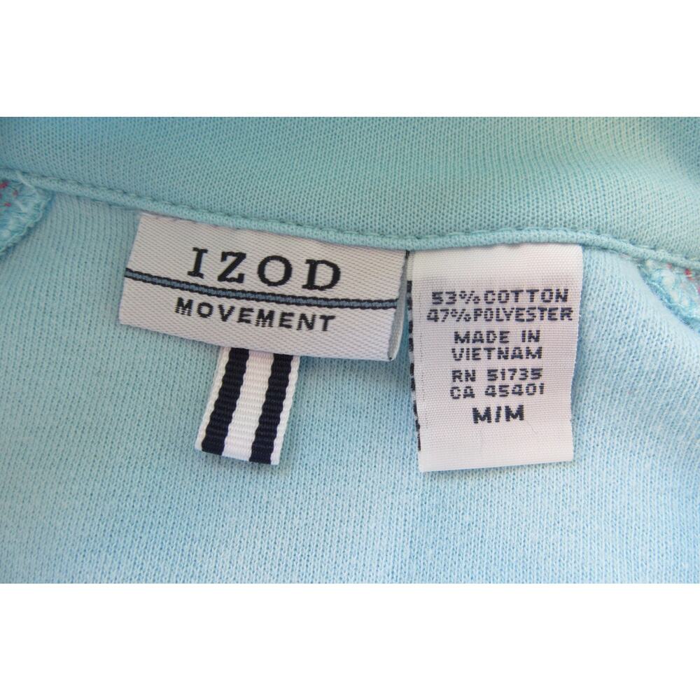 IZOD Movement Women's Full Zip Jacket Blue Tennis Golf Track Long Sleeve Medium - Picture 6 of 8